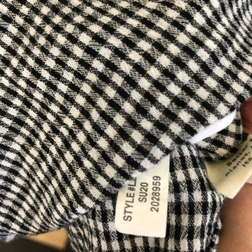 Madewell?Ruffle-Strap?Cami Top in Gingham 2 - Picture 6 of 6